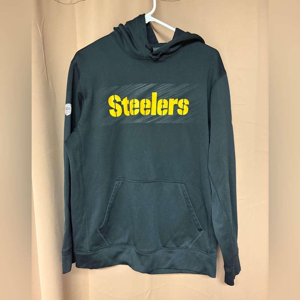 Nike Therma-Fit Pittsburgh Steelers Word mark Hoodie Men’s Size M